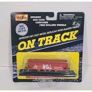 2000 Maisto On Track #15131 Die-Cast Train Box Car